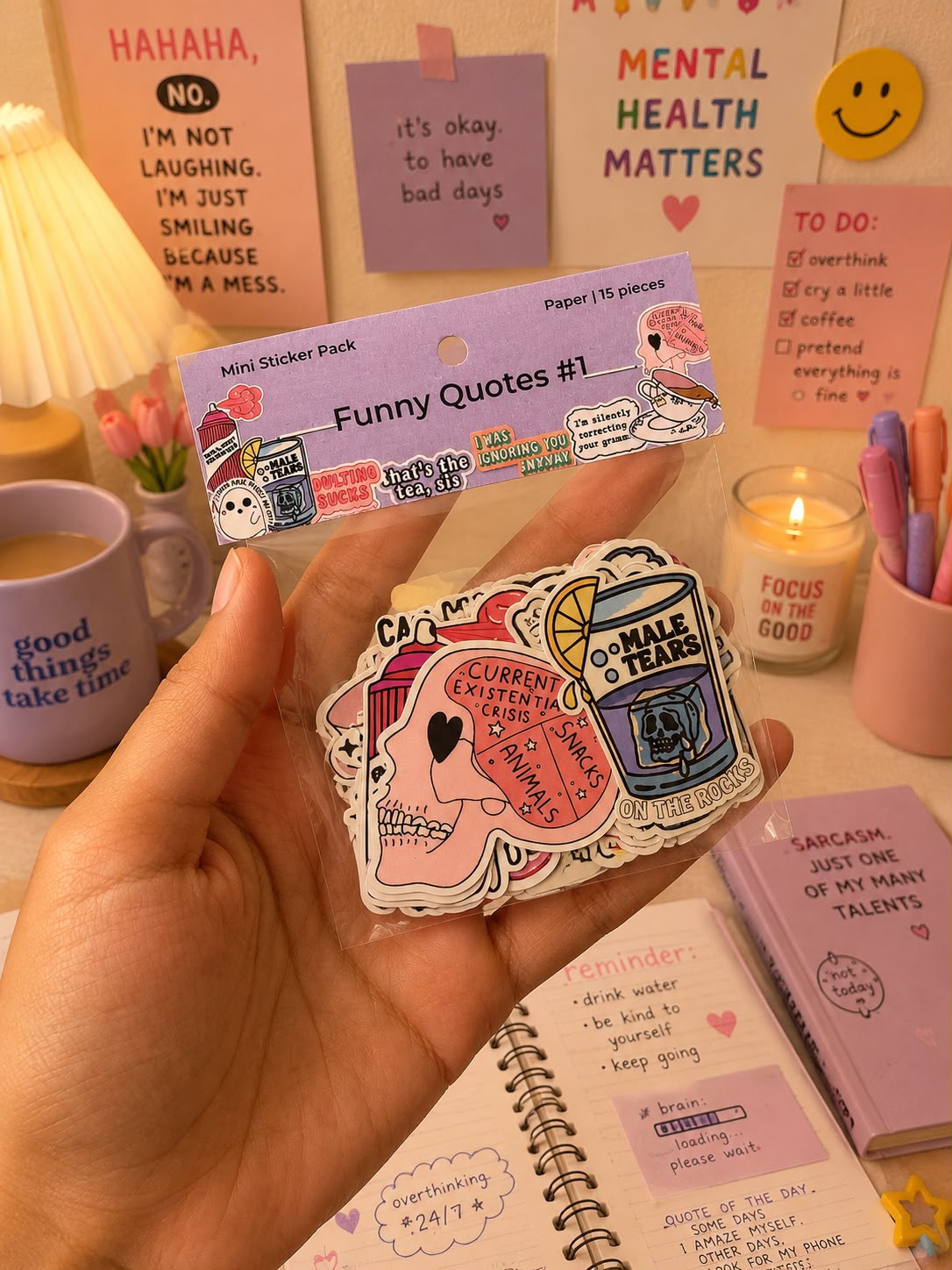 Funny Quotes Sticker Collection