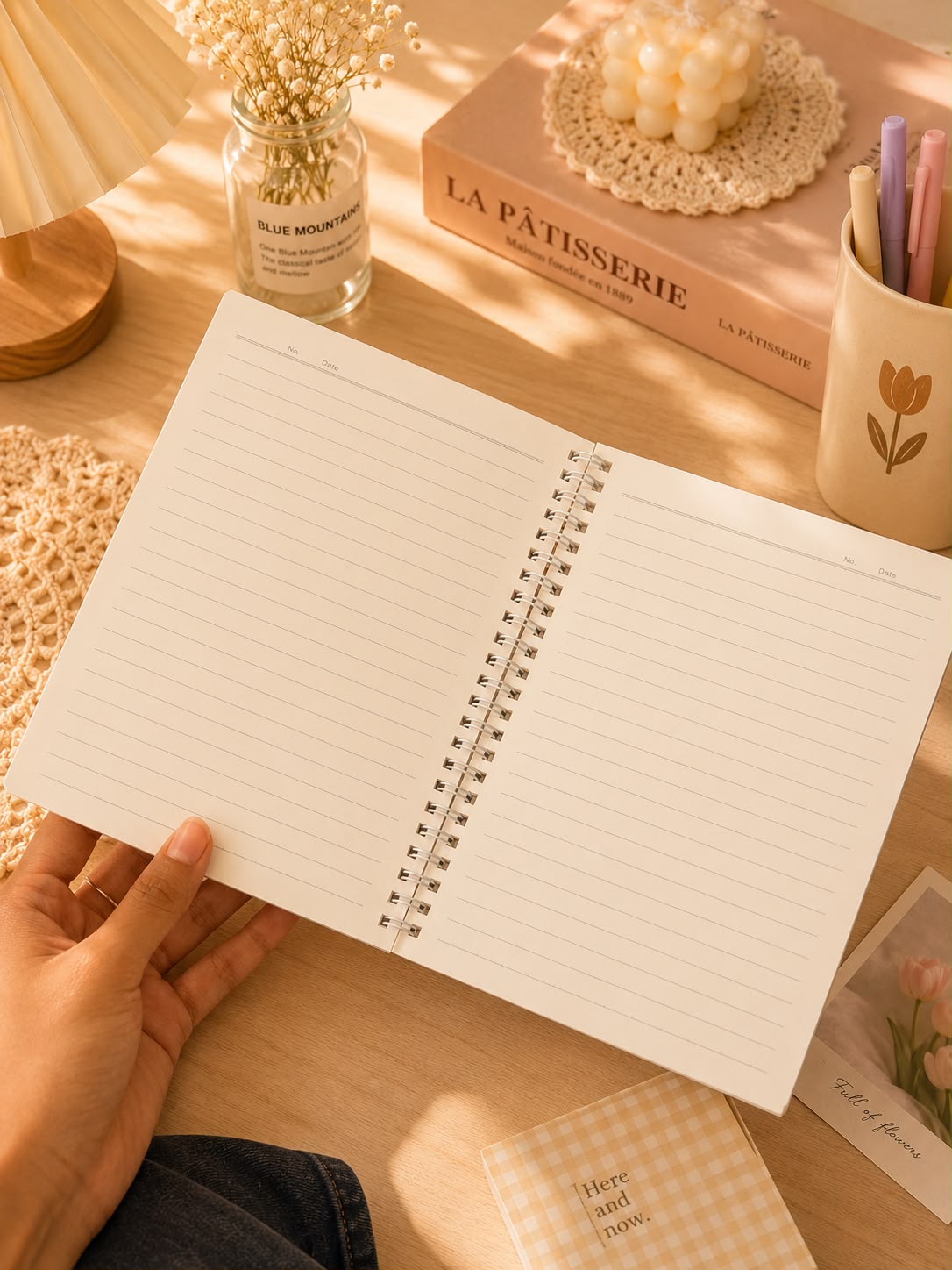 Cute A5 Spiral Notebook | Happy Together Travel Edition | 145 Pages | Hardcover Ruled Journal for School, Office & Journaling