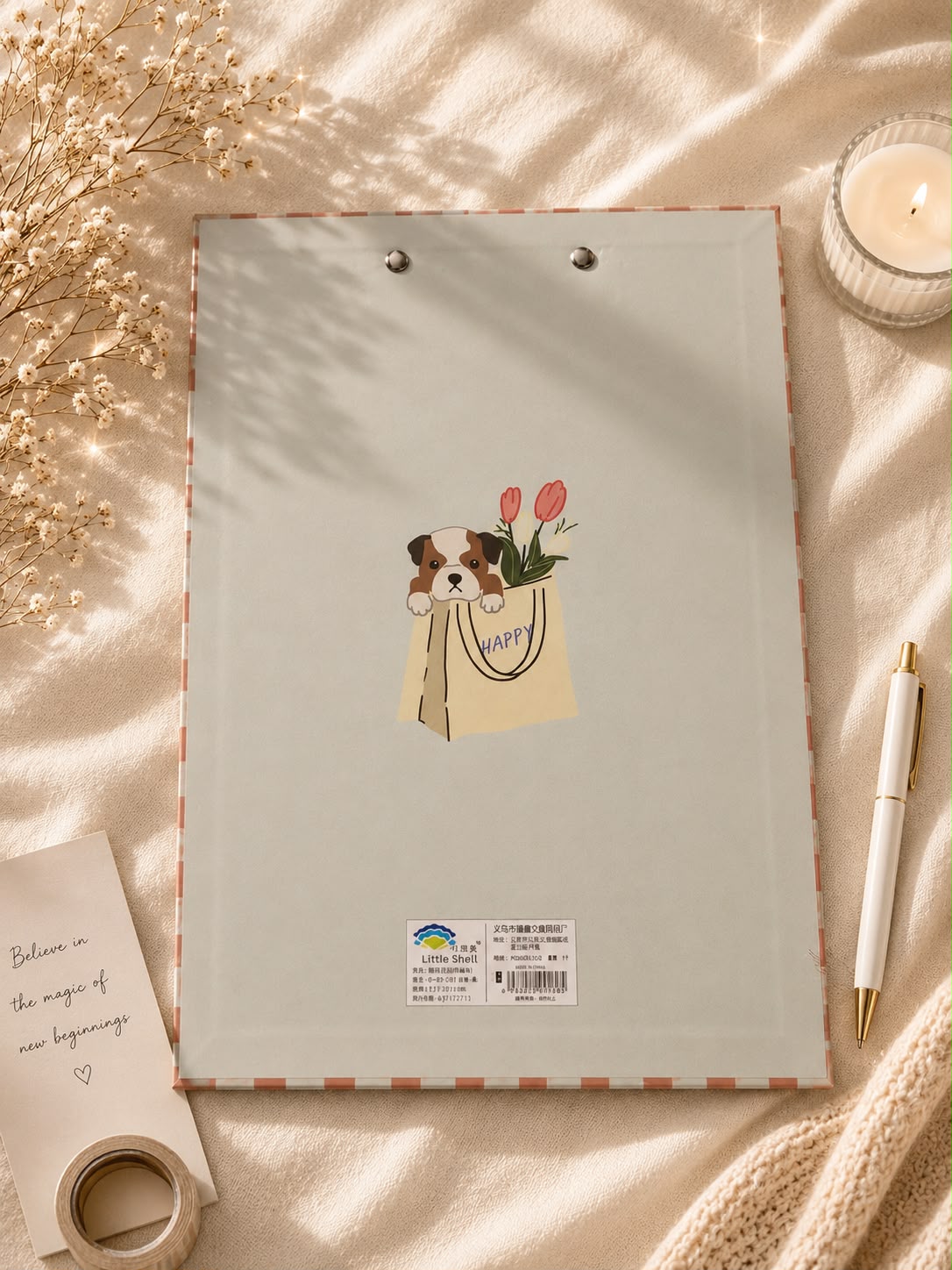 Aesthetic Wooden Clipboard