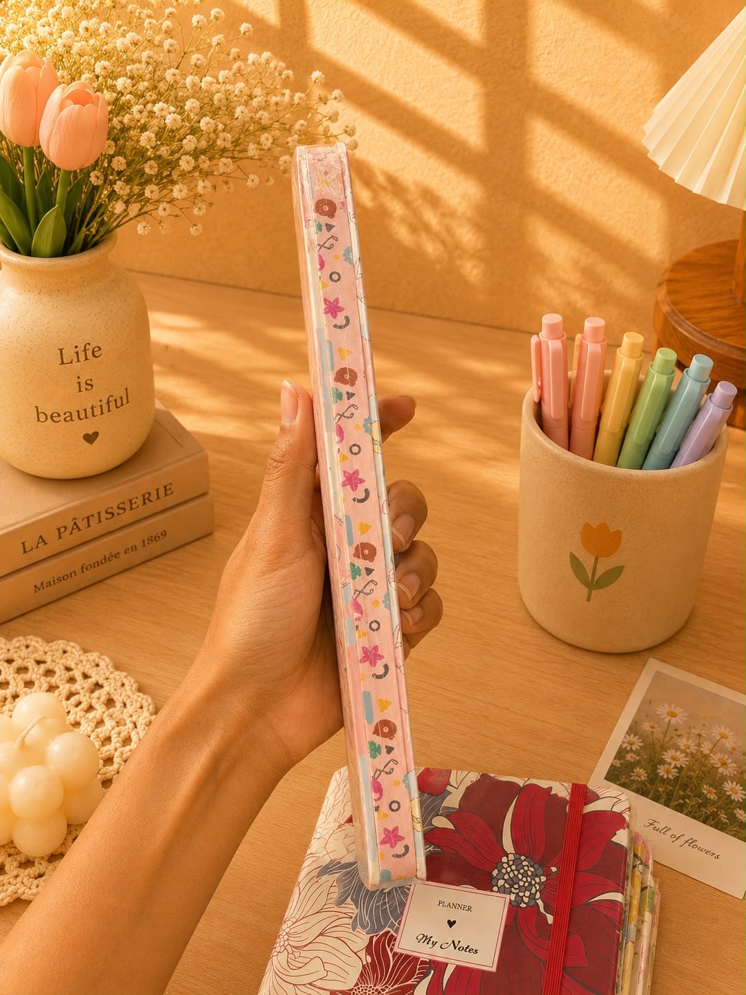 My Sweet Unicorn A5 Premium Hardcover Notebook | 200 Pages | Elastic Closure Journal for School, Office & Daily Writing