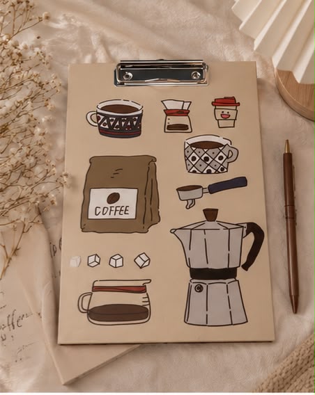 Aesthetic Wooden Clipboard