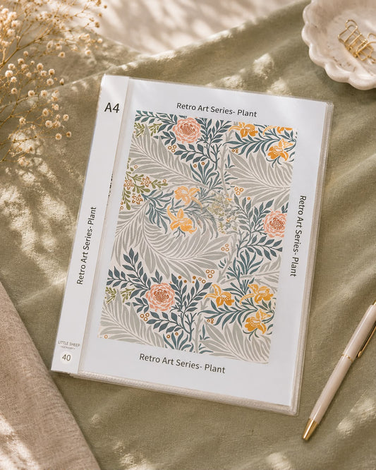 Retro Art Series A4 File Folder